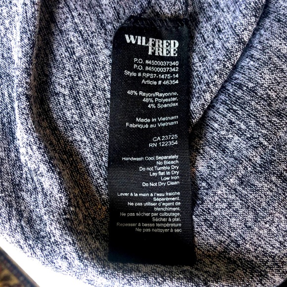 Wilfred Free long-sleeve grey marle top - Picture 2 of 4